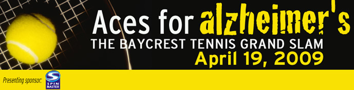 aces for alzheimers  the baycrest tennis grand slam 09 april 19 2009