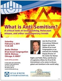 what is anti semitism with eric fusfield from bnai brith  twice  february 4 2011