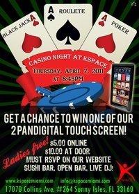 casino night at kspace april 7 2011