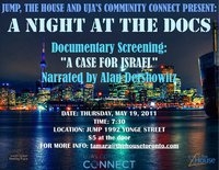 a night at the docs  a case for israel may 19 2011