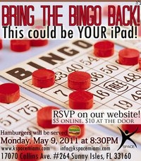 bring the bingo back another exciting chance to win an ipad at kspace may 9 2011