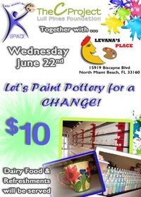 the c project presents  lets paint pottery for a change june 22 2011